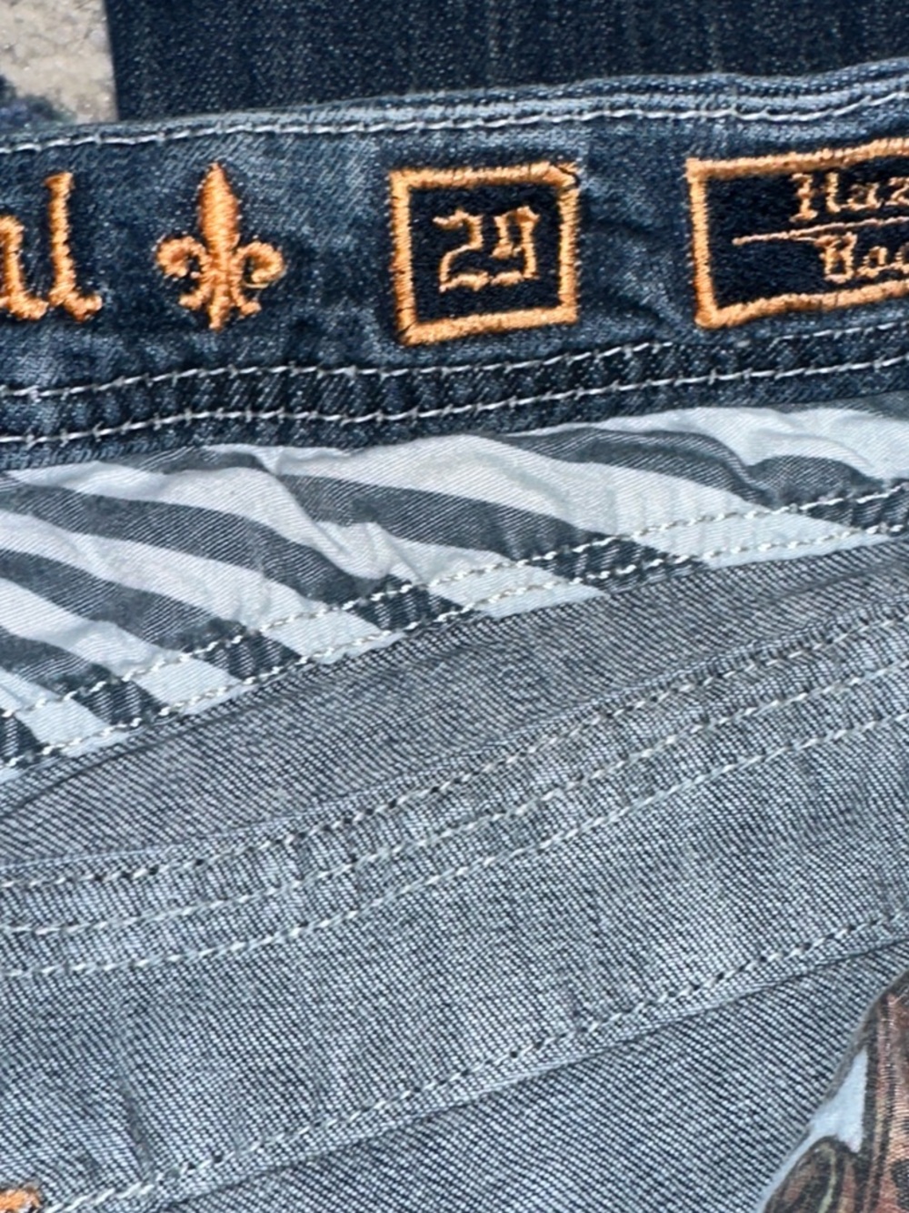 Rock Revival Dark Blue Flare Jeans with Embroidered Back Pockets - Picture 8 of 11
